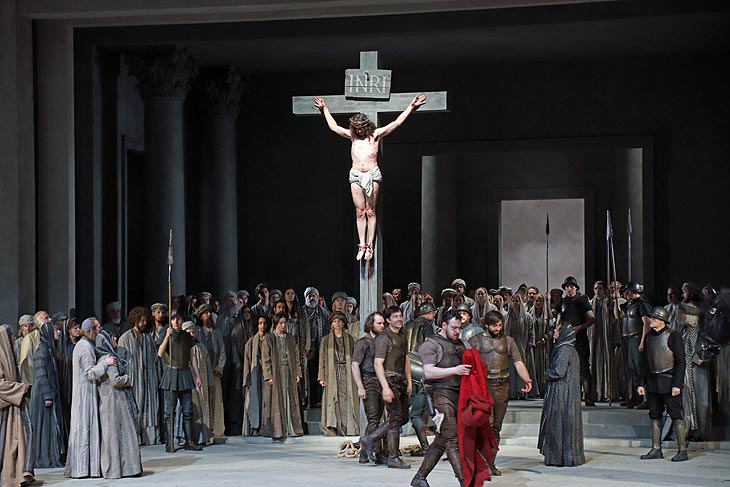 Passionsspiele Oberammergau 2022 - Die Kreuzigungsszene(©Foto:Martin Schmitz)